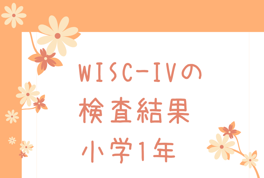 Wisc Ivの検査結果を聞きに再び小児科へ行ってきました あひるのこの子